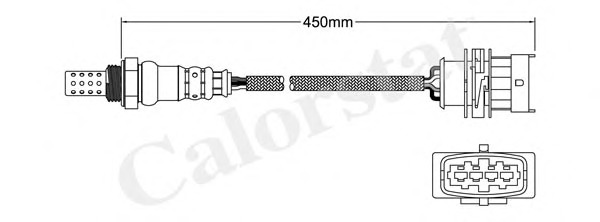 Sonda Lambda LS140711 CALORSTAT by Vernet - Sonda lambda Sonda Lambda LS140711 CALORSTAT by Vernet - Sonda lambda