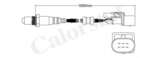 Sonda Lambda LS150005 CALORSTAT by Vernet - Control gaze evacuare