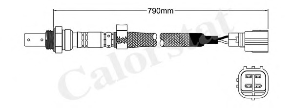 Sonda Lambda LS150025 CALORSTAT by Vernet - Control gaze evacuare