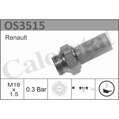 Senzor presiune ulei OS3515 CALORSTAT by Vernet - Comutator presiune ulei / senzor / supapa Senzor presiune ulei OS3515 CALORSTAT by Vernet - Comutator presiune ulei / senzor / supapa