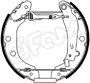 Set saboti frana 151-096 CIFAM - Material frictiune sabot frana/ sabot frana Set saboti frana 151-096 CIFAM - Material frictiune sabot frana/ sabot frana