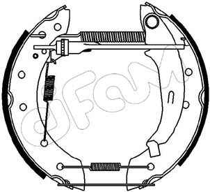 Set saboti frana 151-134 CIFAM - Material frictiune sabot frana/ sabot frana Set saboti frana 151-134 CIFAM - Material frictiune sabot frana/ sabot frana