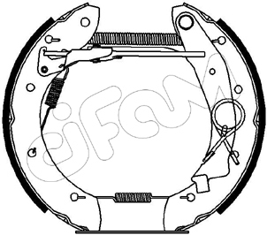 Set saboti frana 151-140 CIFAM - Frana tambur Set saboti frana 151-140 CIFAM - Frana tambur