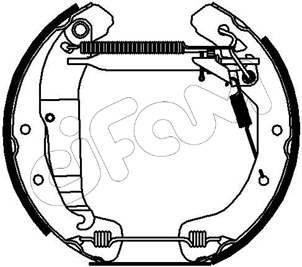 Set saboti frana 151-177 CIFAM - Material frictiune sabot frana/ sabot frana Set saboti frana 151-177 CIFAM - Material frictiune sabot frana/ sabot frana