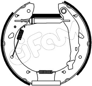 Set saboti frana 151-179 CIFAM - Frana tambur Set saboti frana 151-179 CIFAM - Frana tambur