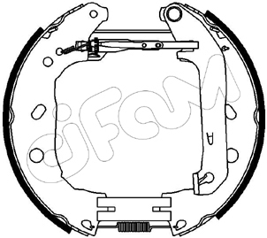 Set saboti frana 151-230 CIFAM - Material frictiune sabot frana/ sabot frana Set saboti frana 151-230 CIFAM - Material frictiune sabot frana/ sabot frana
