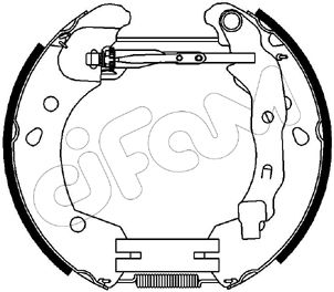 Set saboti frana 151-231 CIFAM - Frana tambur Set saboti frana 151-231 CIFAM - Frana tambur