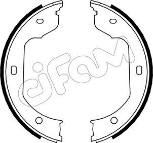 Set saboti frana, frana de mana 153-019 CIFAM - Frana tambur Set saboti frana, frana de mana 153-019 CIFAM - Frana tambur