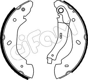 Set saboti frana 153-135 CIFAM - Material frictiune sabot frana/ sabot frana Set saboti frana 153-135 CIFAM - Material frictiune sabot frana/ sabot frana