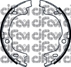 Set saboti frana 153-185K CIFAM - Material frictiune sabot frana/ sabot frana