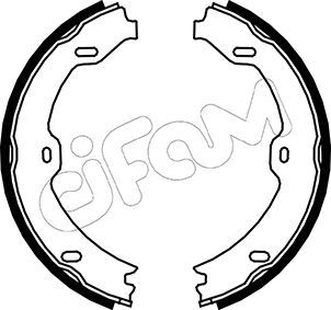 Set saboti frana, frana de mana 153-243 CIFAM - Frana de mana