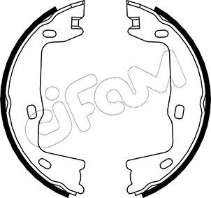Set saboti frana, frana de mana 153-302 CIFAM - Frana de mana