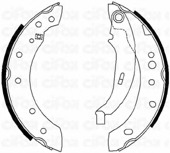 Set saboti frana 153-332 CIFAM - Material frictiune sabot frana/ sabot frana Set saboti frana 153-332 CIFAM - Material frictiune sabot frana/ sabot frana