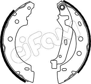 Set saboti frana 153-355 CIFAM - Material frictiune sabot frana/ sabot frana Set saboti frana 153-355 CIFAM - Material frictiune sabot frana/ sabot frana