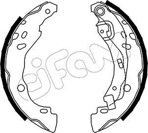 Set saboti frana 153-359 CIFAM - Material frictiune sabot frana/ sabot frana Set saboti frana 153-359 CIFAM - Material frictiune sabot frana/ sabot frana