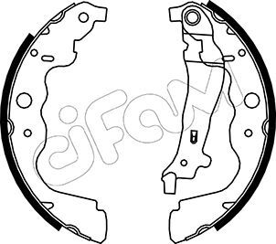 Set saboti frana 153-365 CIFAM - Material frictiune sabot frana/ sabot frana Set saboti frana 153-365 CIFAM - Material frictiune sabot frana/ sabot frana