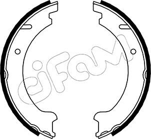 Set saboti frana, frana de mana 153-478 CIFAM - Frana de mana