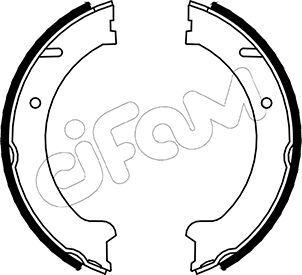Set saboti frana, frana de mana 153-480 CIFAM - Frana tambur
