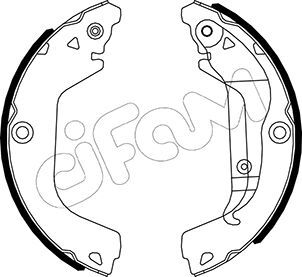 Set saboti frana 153-484 CIFAM - Material frictiune sabot frana/ sabot frana Set saboti frana 153-484 CIFAM - Material frictiune sabot frana/ sabot frana