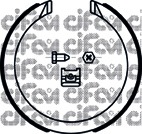 Set saboti frana 153-491K CIFAM - Material frictiune sabot frana/ sabot frana Set saboti frana 153-491K CIFAM - Material frictiune sabot frana/ sabot frana