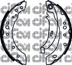 Set saboti frana 153-513 CIFAM - Material frictiune sabot frana/ sabot frana Set saboti frana 153-513 CIFAM - Material frictiune sabot frana/ sabot frana
