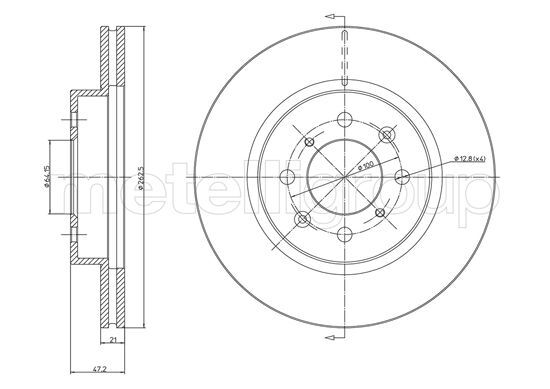 Disc frana 800-235 CIFAM - Disc frana