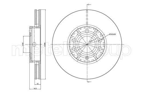 Disc frana 800-262C CIFAM - Disc frana Disc frana 800-262C CIFAM - Disc frana