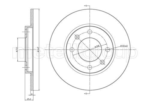 Disc frana 800-271 CIFAM - Frana disc Disc frana 800-271 CIFAM - Frana disc