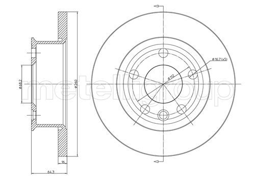 Disc frana 800-293 CIFAM - Disc frana Disc frana 800-293 CIFAM - Disc frana
