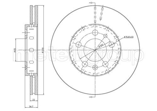 Disc frana 800-390C CIFAM - Disc frana Disc frana 800-390C CIFAM - Disc frana