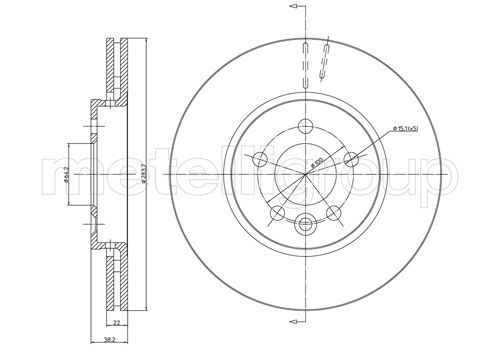 Disc frana 800-643 CIFAM - Disc frana Disc frana 800-643 CIFAM - Disc frana