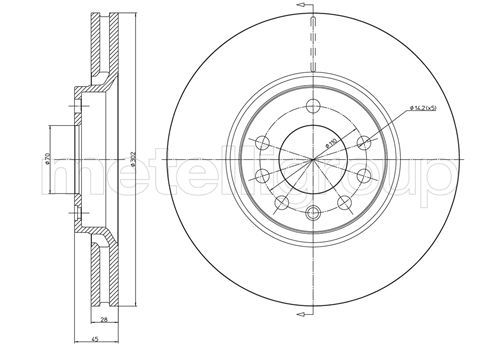 Disc frana 800-681C CIFAM - Frana disc Disc frana 800-681C CIFAM - Frana disc