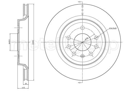 Disc frana 800-682C CIFAM - Frana disc Disc frana 800-682C CIFAM - Frana disc