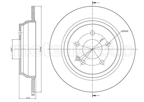 Disc frana 800-712 CIFAM - Frana disc Disc frana 800-712 CIFAM - Frana disc