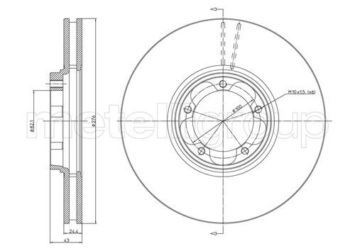 Disc frana 800-714 CIFAM - Frana disc Disc frana 800-714 CIFAM - Frana disc