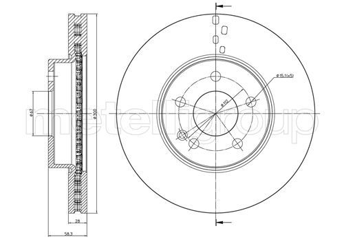 Disc frana 800-723 CIFAM - Frana disc Disc frana 800-723 CIFAM - Frana disc
