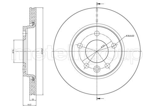 Disc frana 800-728 CIFAM - Frana disc Disc frana 800-728 CIFAM - Frana disc