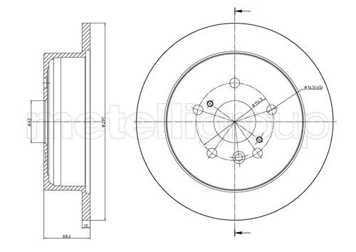 Disc frana 800-802C CIFAM - Disc frana