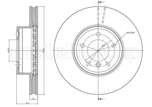 Disc frana 800-805C CIFAM - Frana disc Disc frana 800-805C CIFAM - Frana disc