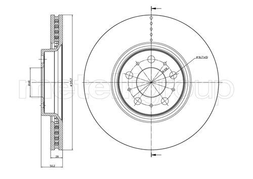 Disc frana 800-847C CIFAM - Disc frana Disc frana 800-847C CIFAM - Disc frana