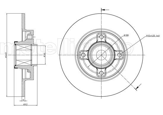 Disc frana 800-878 CIFAM - Frana disc Disc frana 800-878 CIFAM - Frana disc