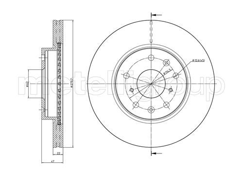 Disc frana 800-895C CIFAM - Frana disc