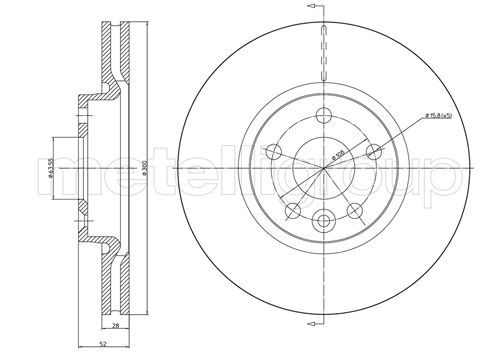 Disc frana 800-896C CIFAM - Frana disc Disc frana 800-896C CIFAM - Frana disc