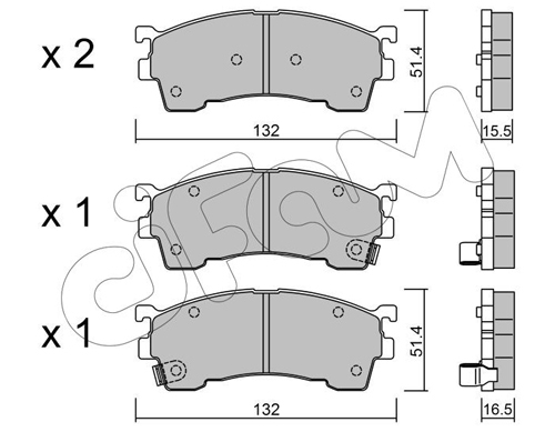set placute frana,frana disc 822-223-1 CIFAM - Set placute frana set placute frana,frana disc 822-223-1 CIFAM - Set placute frana