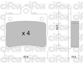 set placute frana,frana disc 822-255-0 CIFAM - Set placute frana set placute frana,frana disc 822-255-0 CIFAM - Set placute frana
