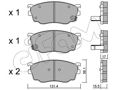set placute frana,frana disc 822-301-0 CIFAM - Set placute frana set placute frana,frana disc 822-301-0 CIFAM - Set placute frana