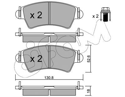 set placute frana,frana disc 822-313-0 CIFAM - Frana disc set placute frana,frana disc 822-313-0 CIFAM - Frana disc