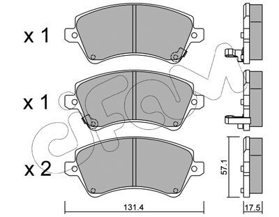 set placute frana,frana disc 822-446-0 CIFAM - Frana disc set placute frana,frana disc 822-446-0 CIFAM - Frana disc