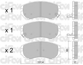 set placute frana,frana disc 822-503-0 CIFAM - Frana disc set placute frana,frana disc 822-503-0 CIFAM - Frana disc