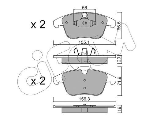 set placute frana,frana disc 822-675-0 CIFAM - Frana disc set placute frana,frana disc 822-675-0 CIFAM - Frana disc